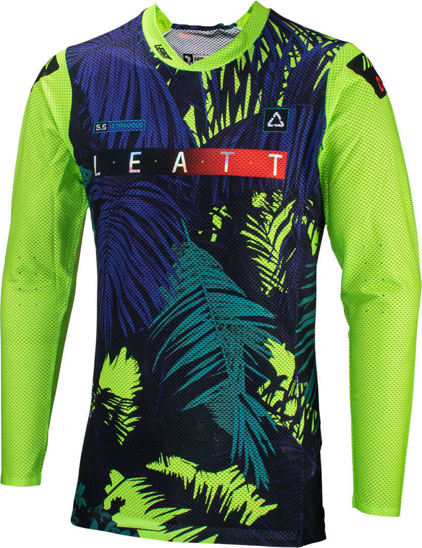 Leatt 5.5 Ultraweld Jungle 2024 Motocross Jersey M Abbildung 1