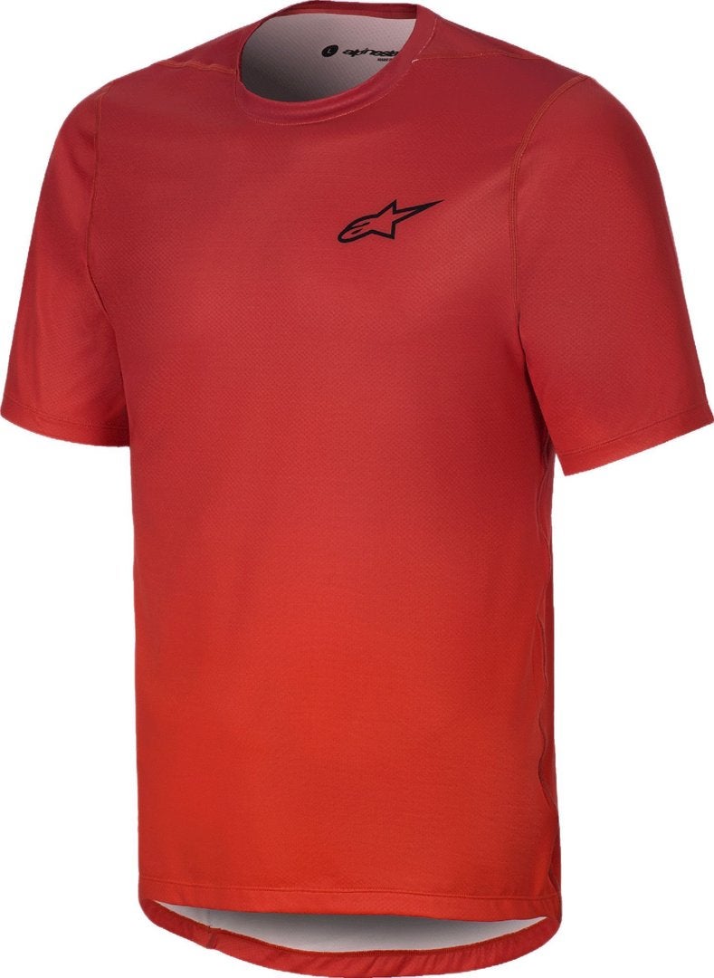 Alpinestars A-Dura Rise Camisa de Bicicleta de Manga Curta para Jovens Laranja escuro M Figura 1