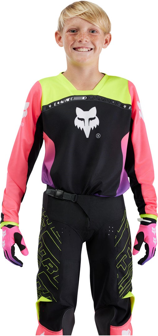 FOX 180 Elevated Jugend Motocross Jersey pink YM Abbildung 7