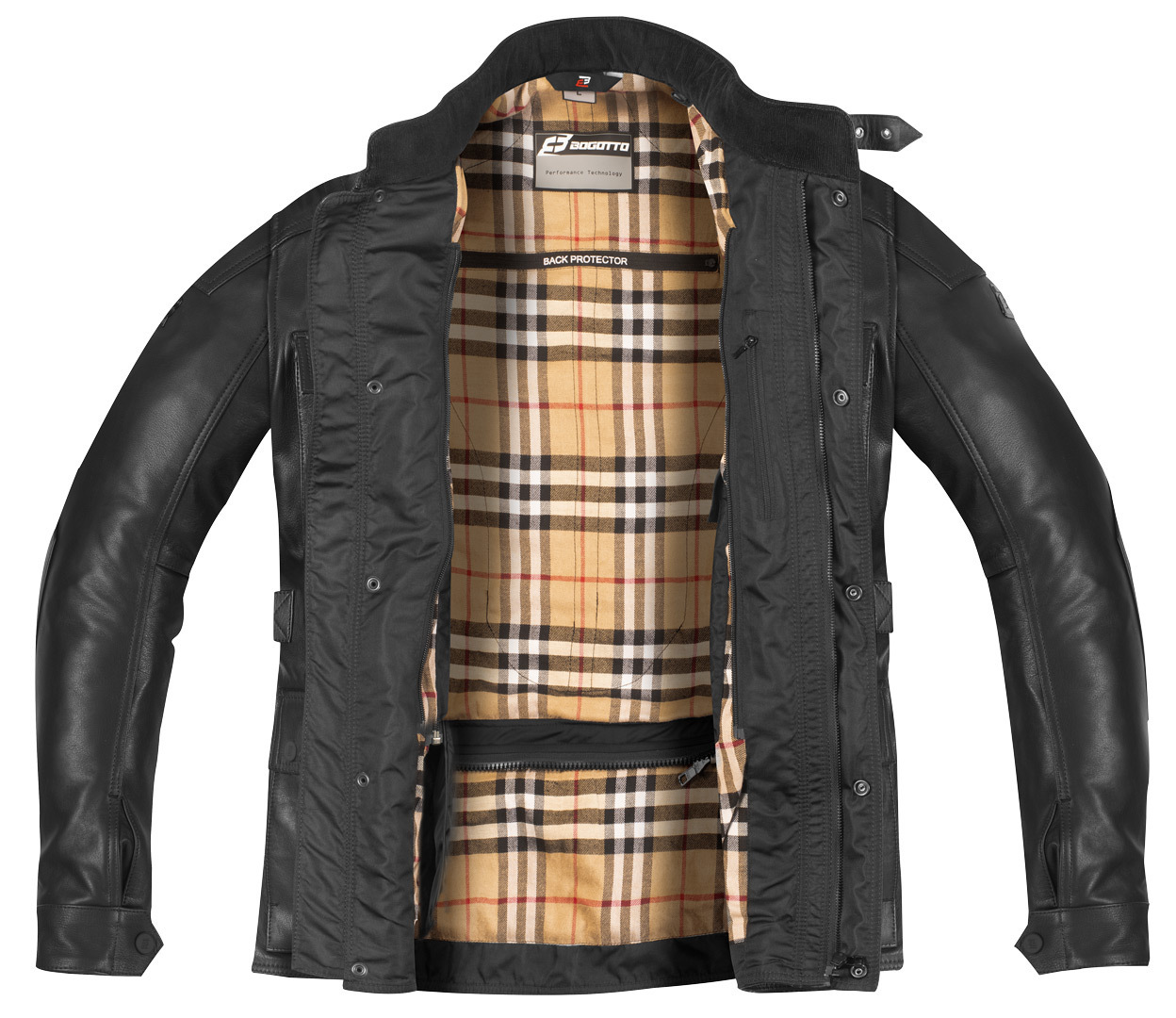Bogotto Bristol NG Motorcycle Leather Jacket M Figure 6