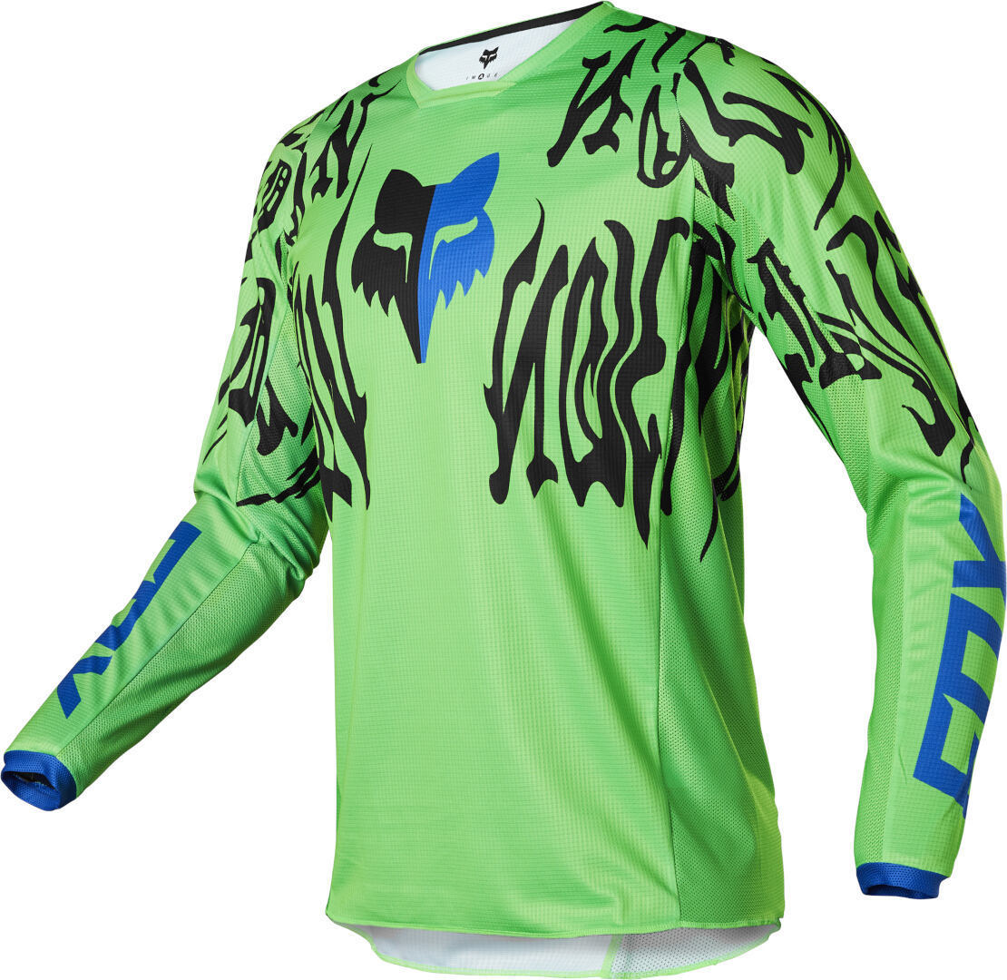 FOX 180 Peril Motocross Jersey gelb/grün M Abbildung 3