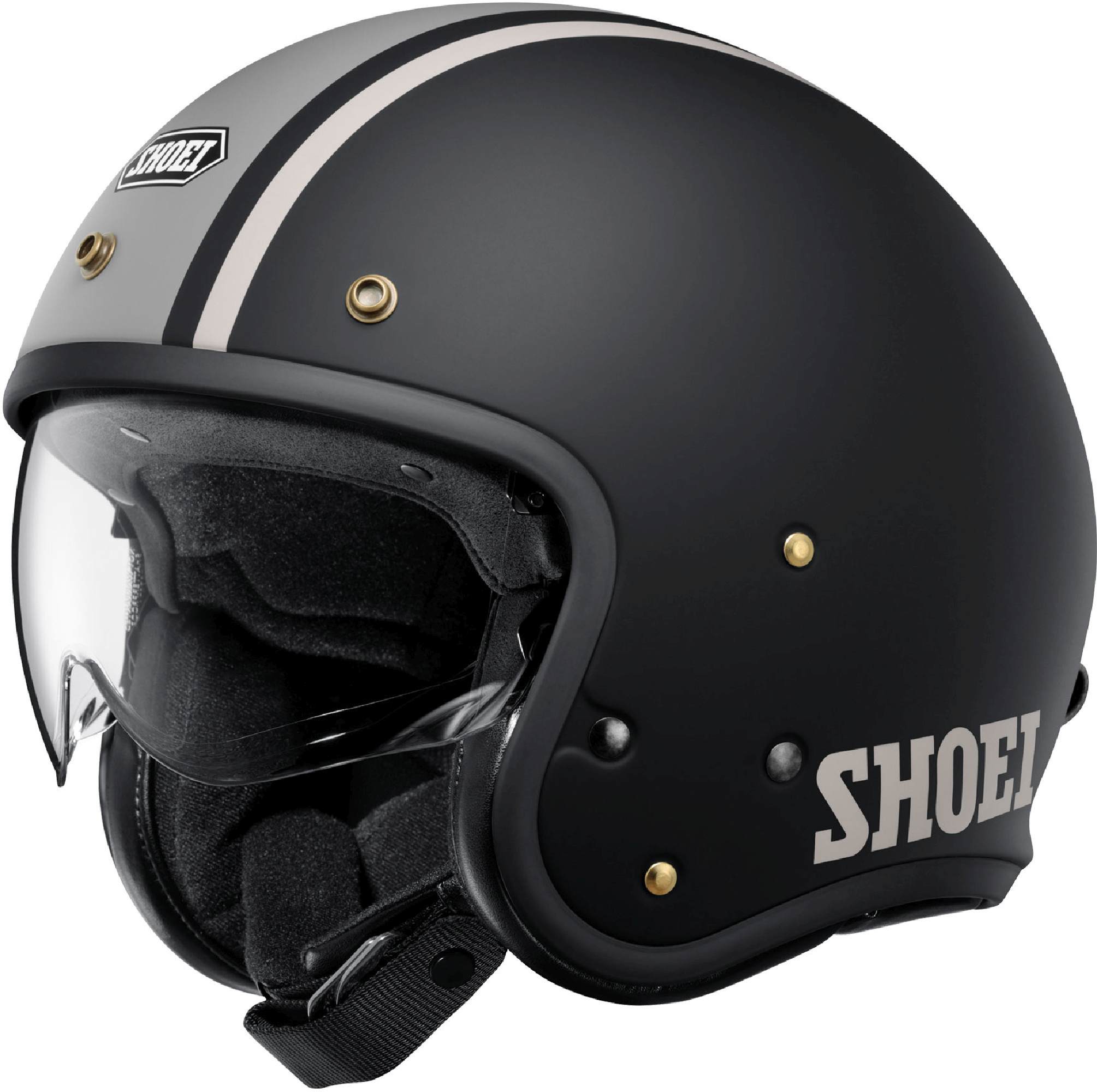 Shoei J.O2 Aventure Jet hjelm sort mat/grå L (59/60) Figur 1