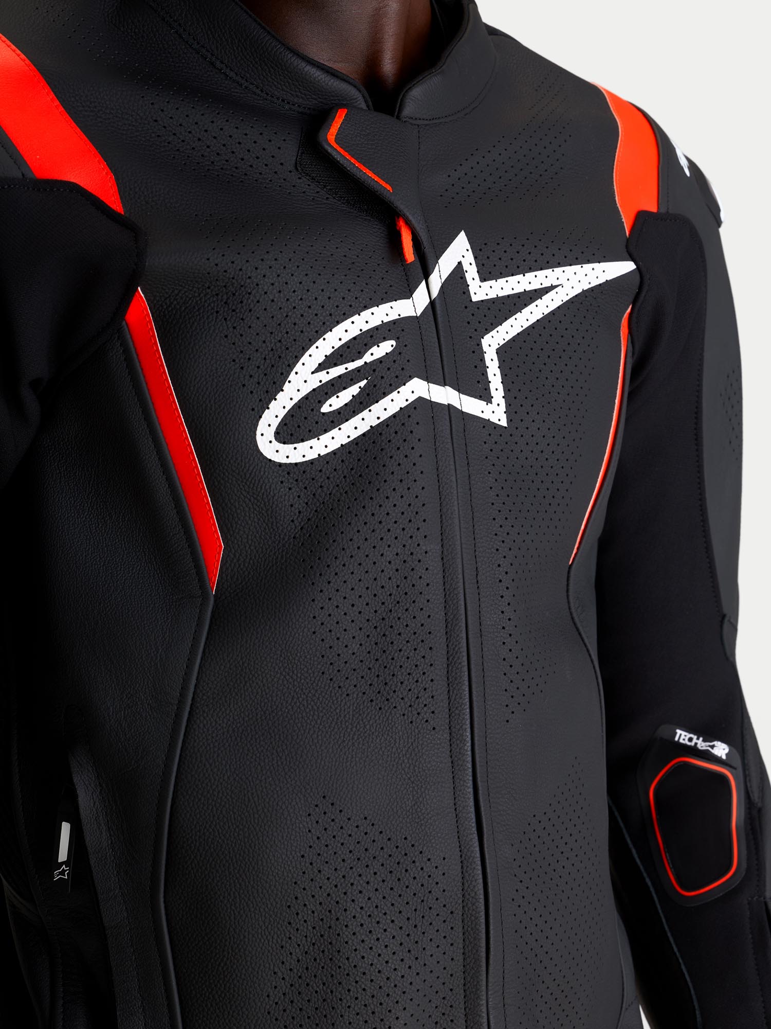 Alpinestars Missile V3 2-Teiler Motorrad Lederkombi schwarz/rot 58 Abbildung 12