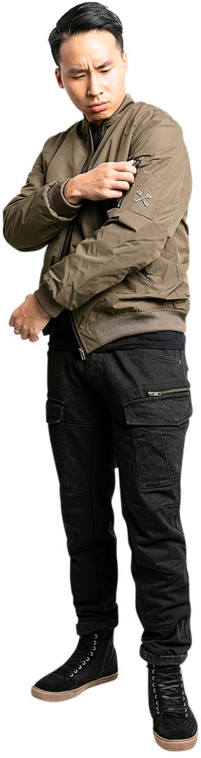 John Doe Defender Mono Damer Motorcykel Tekstil Bukser Sort 27 L30 Figur 22