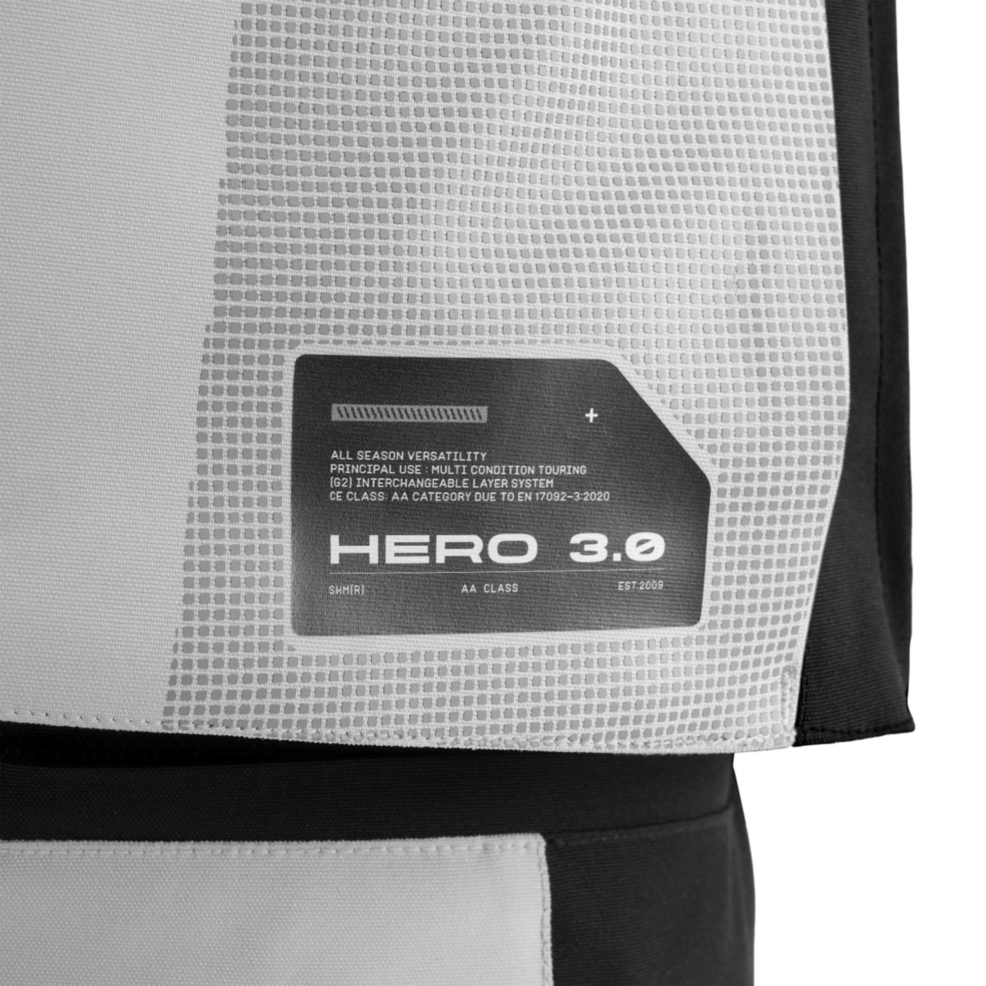 SHIMA Hero 3.0 Motorcycle Textile Jacket grey/black M Figure 26