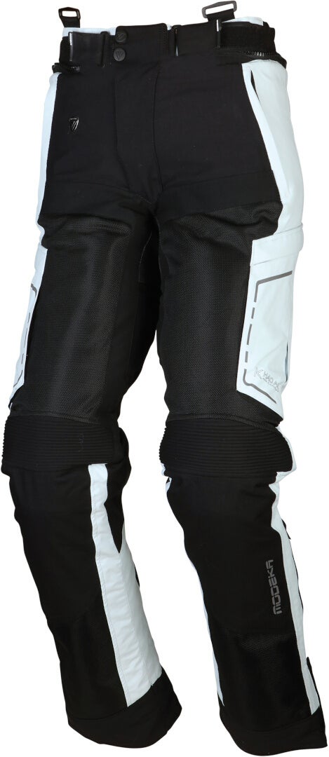 Modeka Khao Air Motorcycle Textile Pants black/light grey Short 3XL Figure 1