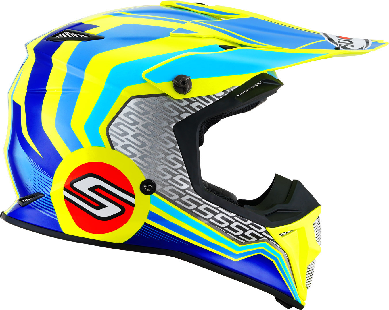 Suomy MX Speed Pro Forward Cască de motocross Albastru/galben L (59/60) Figura 5