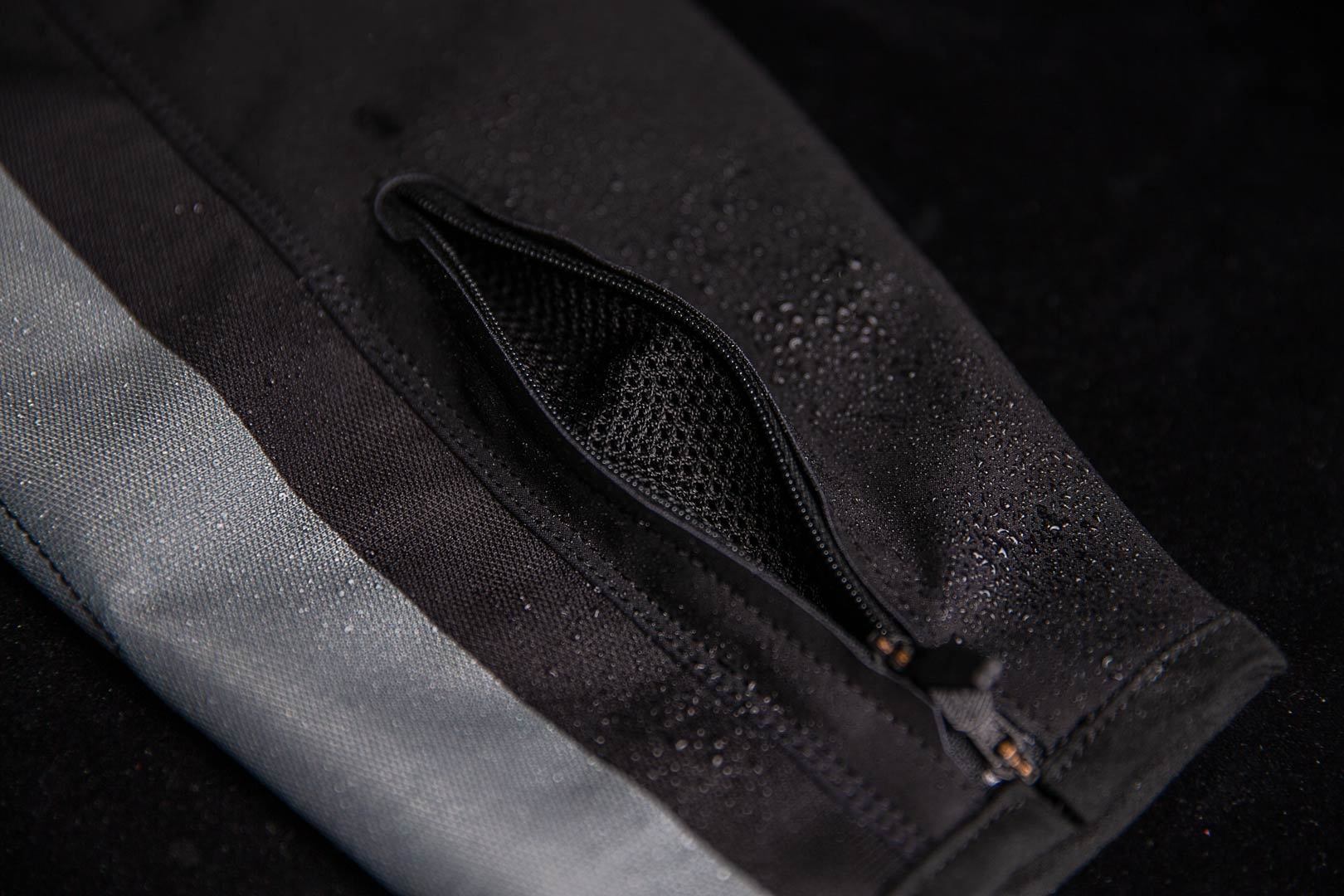 Icon Airform Retro Motorrad Textiljacke weiß/grau M Abbildung 3