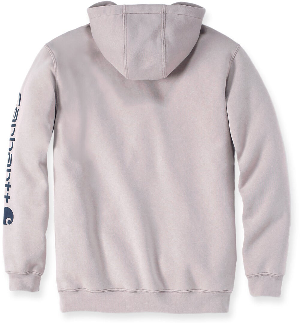 Carhartt Midweight Sleeve Logo Hoodie white/black M Figure 2