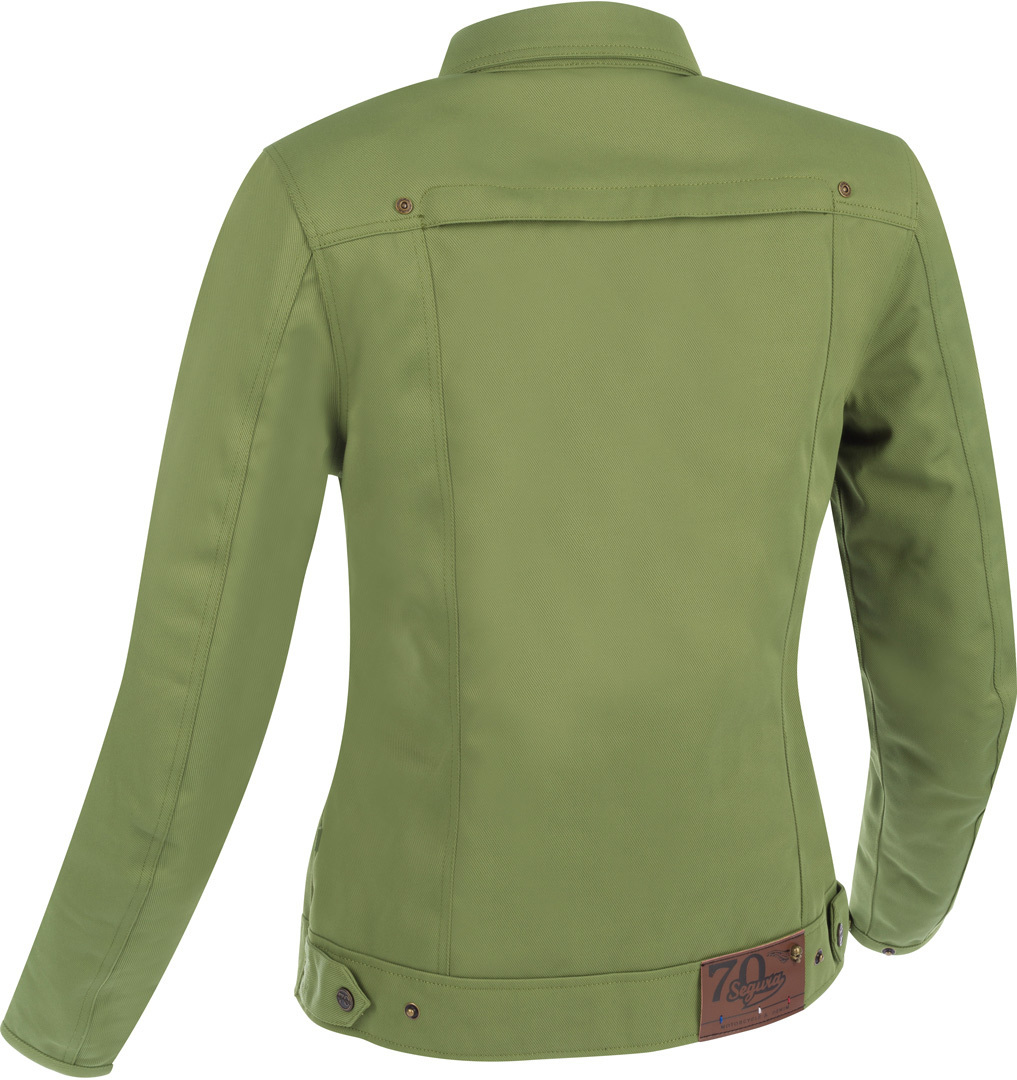 Segura Patrol Damer Motorcykel Textil Jacka Khaki 36 Figur 8