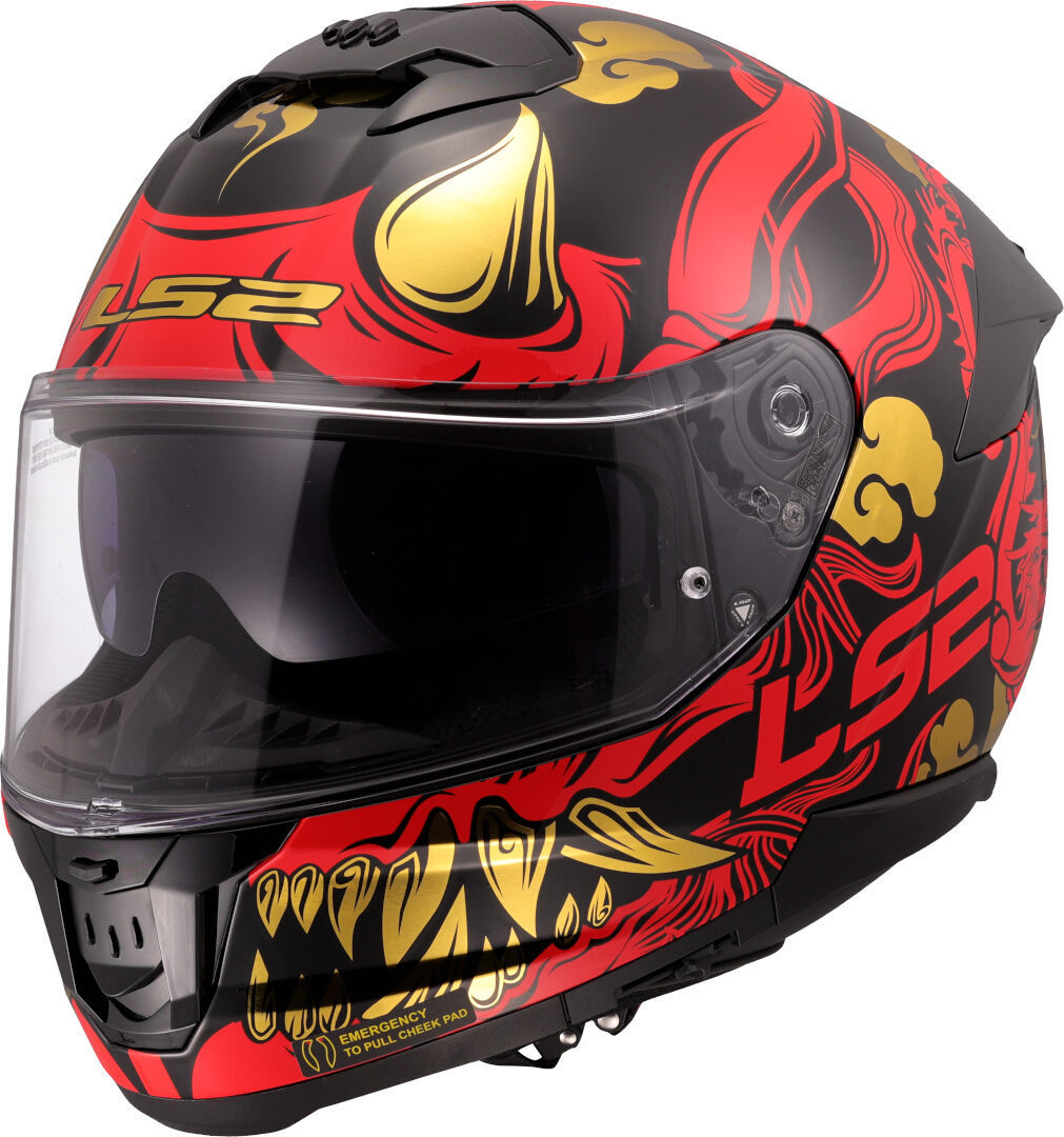LS2 FF808 Stream II Drako Casque XXS (51/52) Figure 1