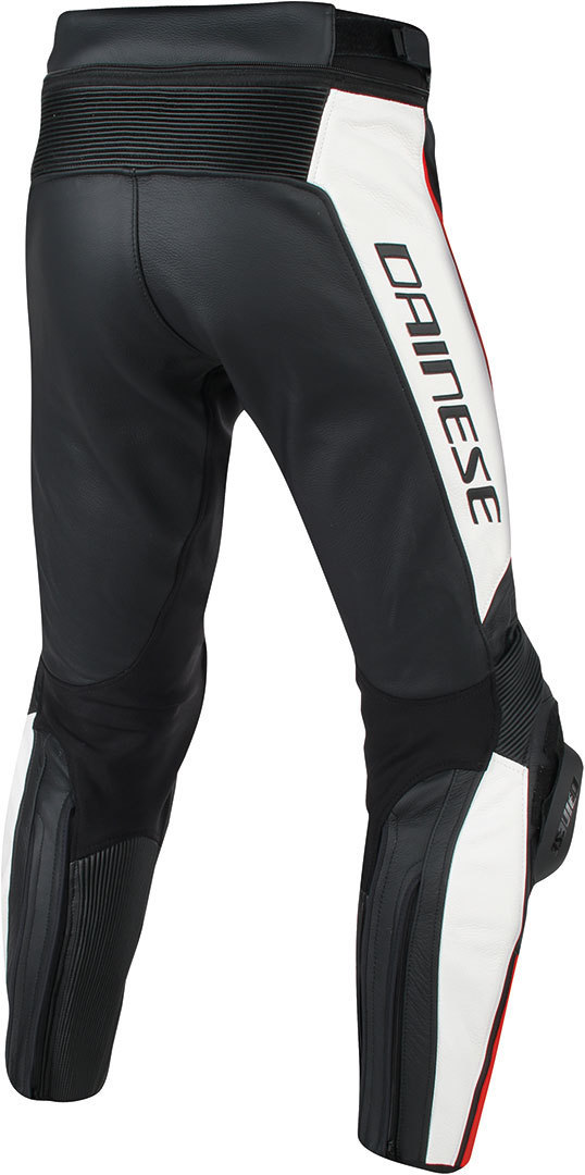 Dainese Misano Motorcycle Leather Pants black/white/red 46 Figure 2