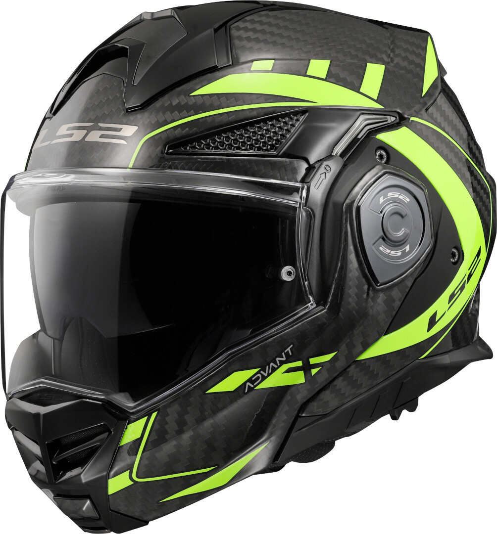LS2 FF901 Advant X Future Carbon Hjelm sort/gul L (59/60) Figur 1