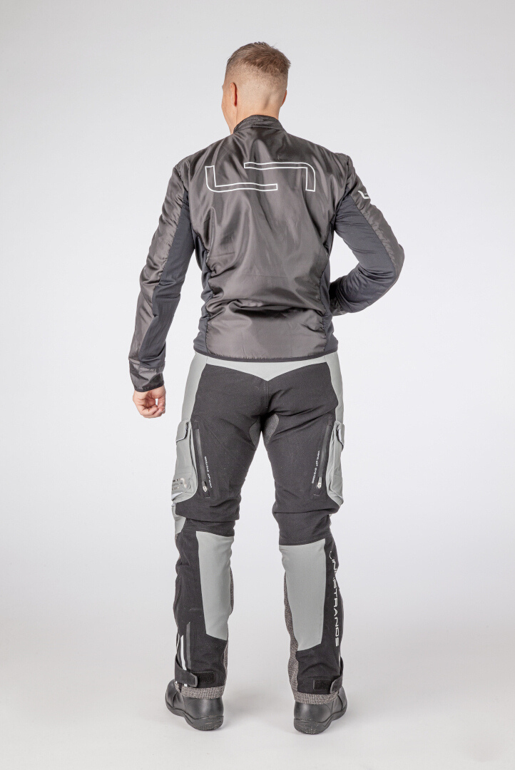 Lindstrands Sunne waterproof Motorcycle Textile Jacket grey/black 56 Figure 8