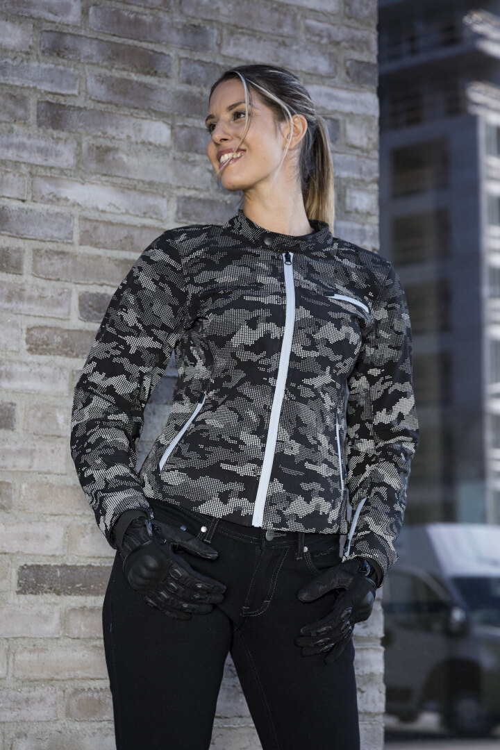 Lindstrands Fryken Camo Jachetă textilă pentru motociclete pentru doamne 44 Figura 4