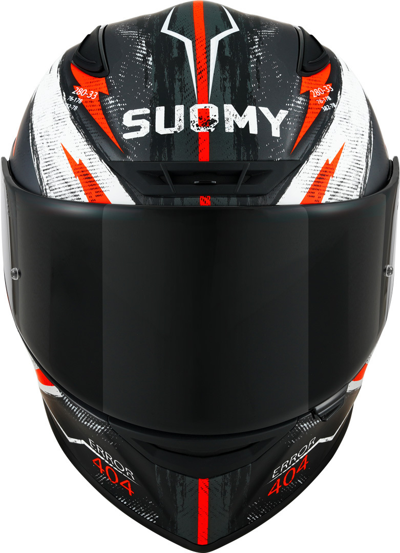 Suomy Track-1 404 Hjälm grå/svart/röd XL (61/62) Figur 8