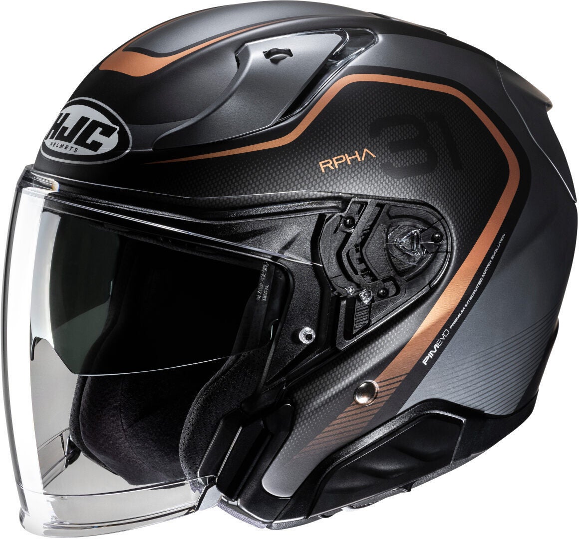 HJC RPHA 31 Kouv Jet hjelm sort/grå/orange XXL (62/63) Figur 1