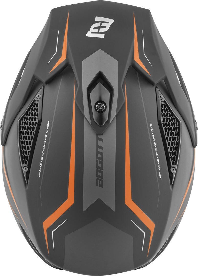 Bogotto Radic WN-ST 22.06 Hjelm orange/sort S Figur 6