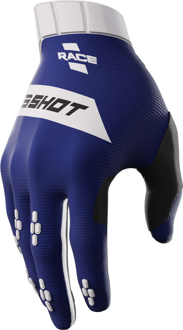 Shot Race Kid Motocross handsker blå XL Figur 1