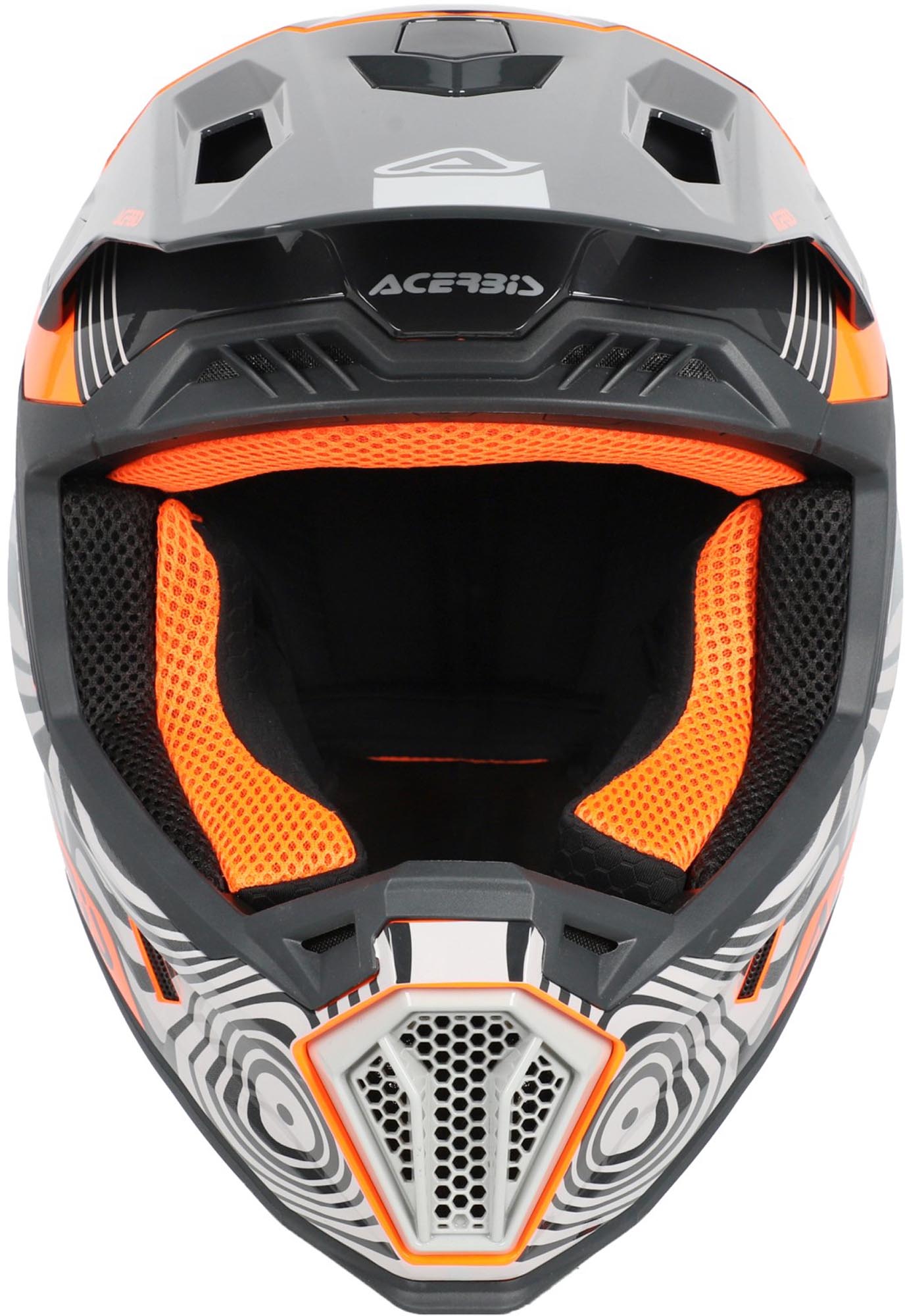 Acerbis Whoops Graphic Casco de motocross Naranja/negro/gris XXL (63/64) Figura 4