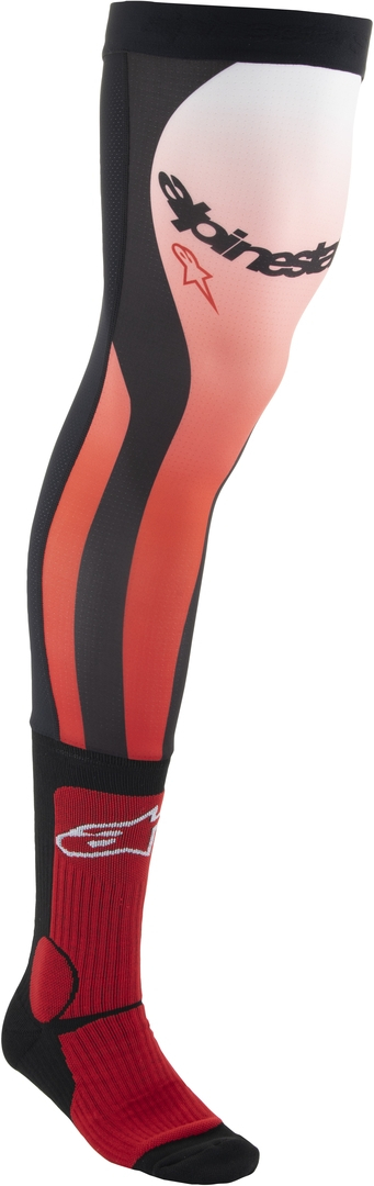 Alpinestars Knee Brace Motocross Strumpor röd/vit S/M Figur 1