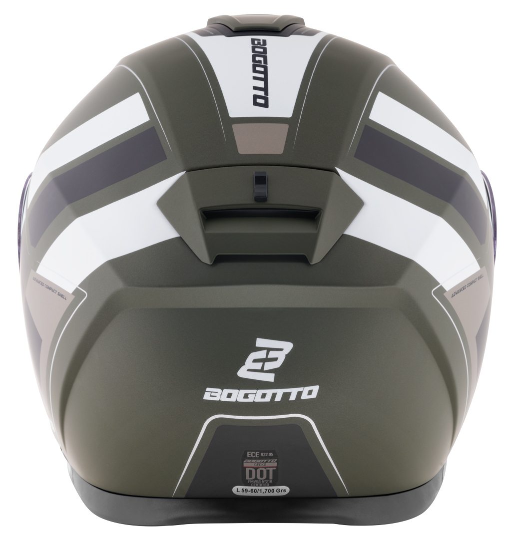 Bogotto FF403 Murata Cască ramburlabilă Negru/Verde/Alb S (55/56) Figura 5