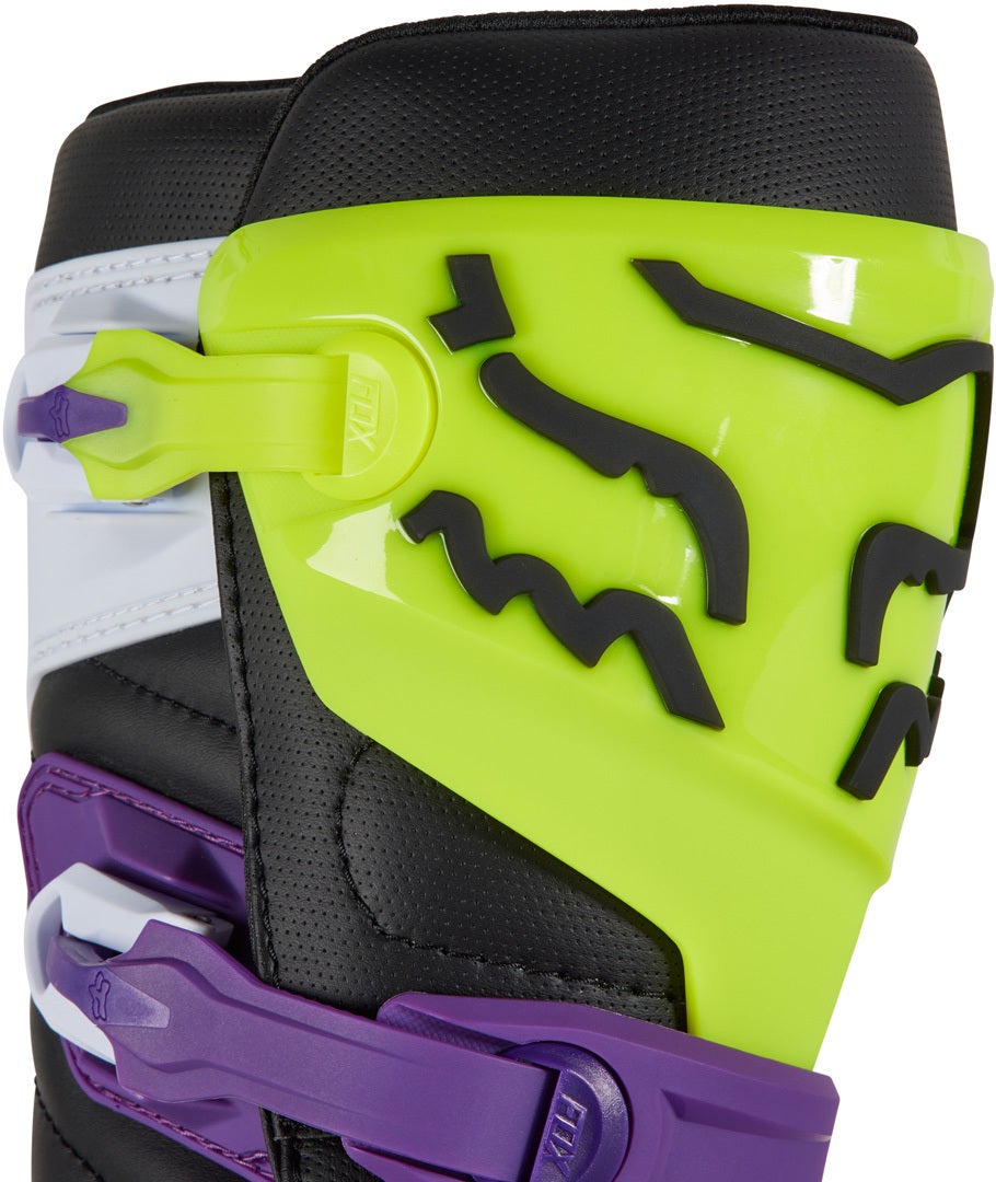 FOX Comp Stivali motocross viola/giallo/nero 14 Figura 9