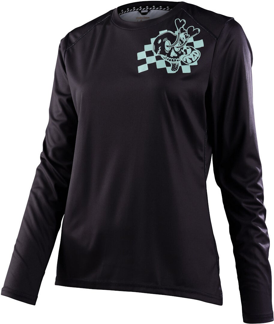Troy Lee Designs Lilium Micayla Gatto Ladies Cykeltrøje Sort L Figur 1