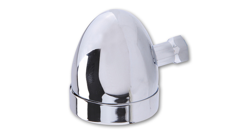 HIGHSIDER Smart Bullet Flat Bulb Indikator Kropp Krom / Lins Orange (1st), Fram & Bak Figur 5