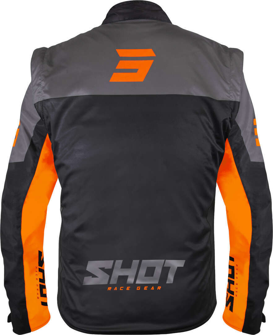 Shot Softshell Lite Motocross Jacket black/orange L Figure 2