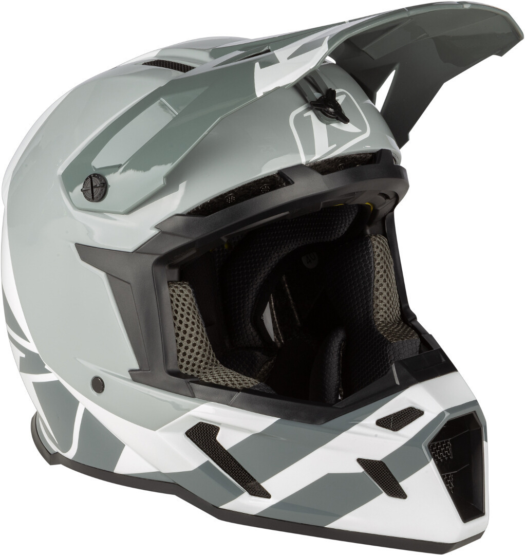 Klim F5 Koroyd Ascent Carbon Cască de motocross Gri/Alb XL (60/61) Figura 3