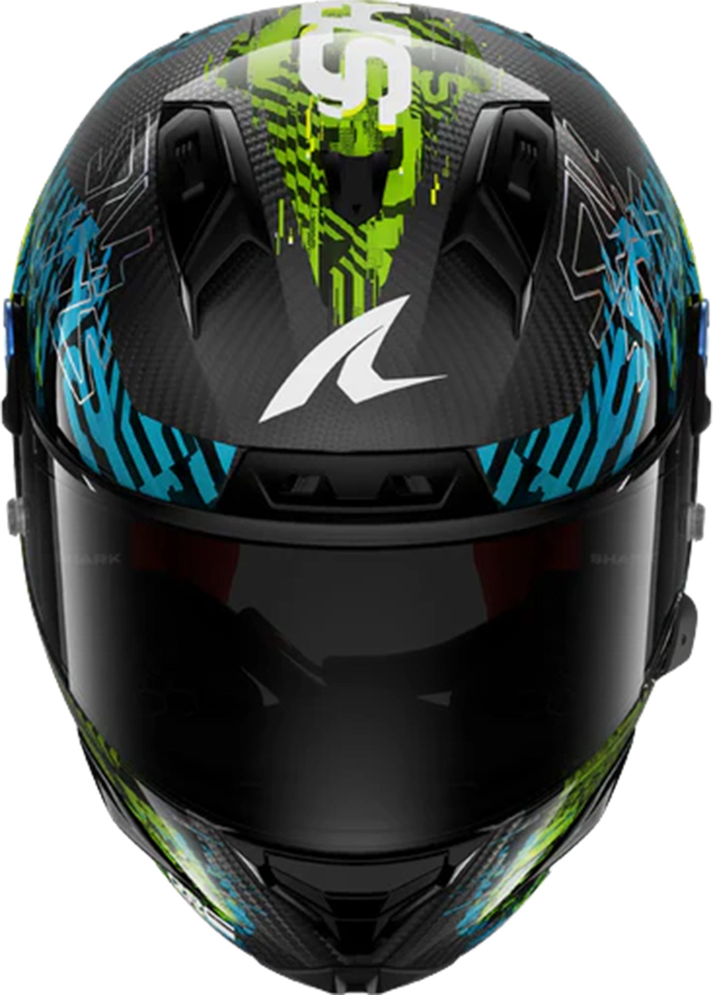 Shark Aeron-GP FM Racing #2 Speed-VIB Helm blau/grün S (55/56) Abbildung 3