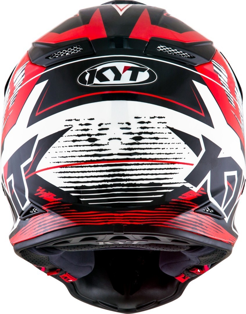 KYT Skyhawk Digger Capacete de motocross branco/vermelho M (57/58) Figura 6