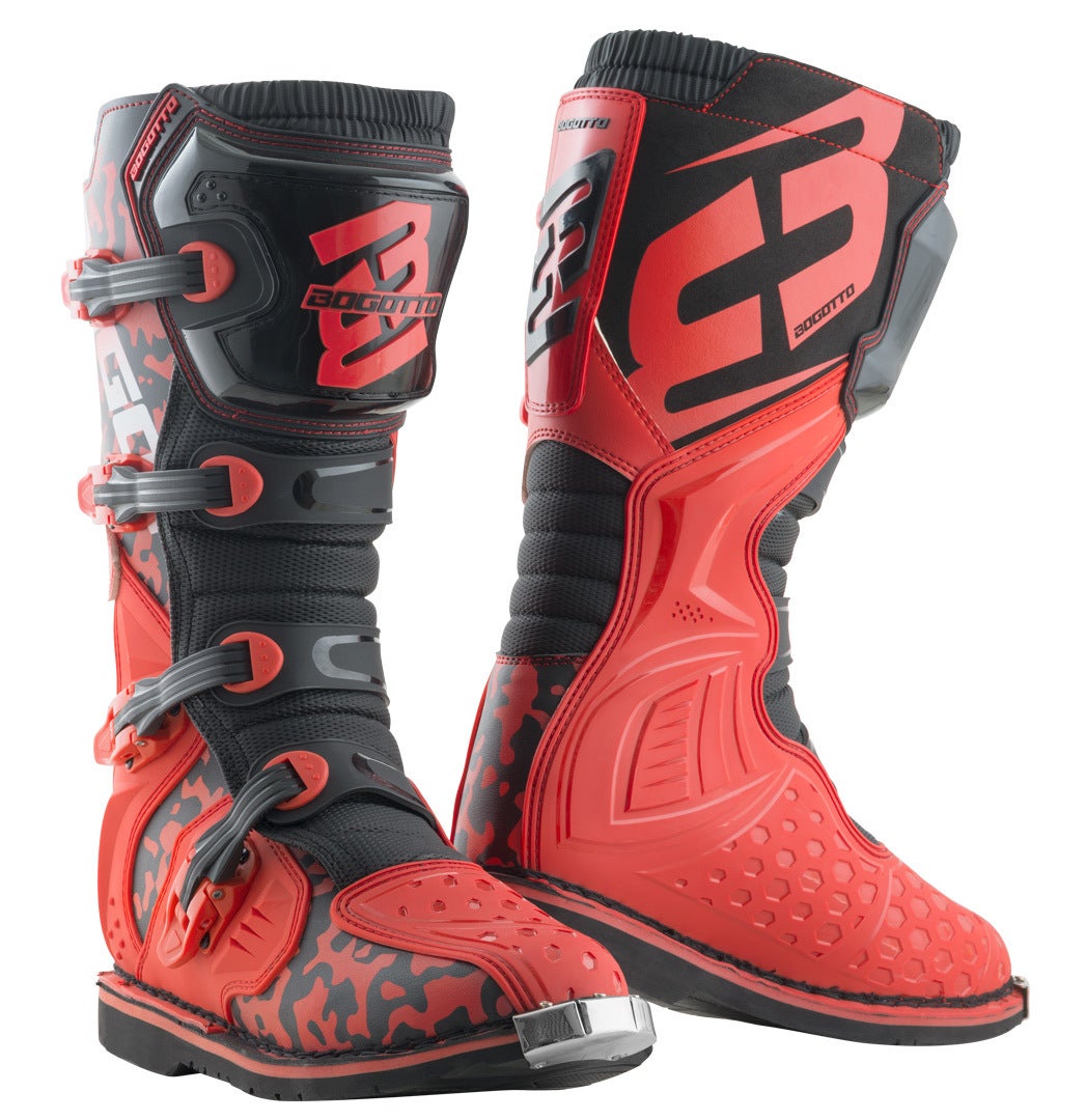 Bogotto MX-3 Camo Motocross Boots red/black 42 Figure 1