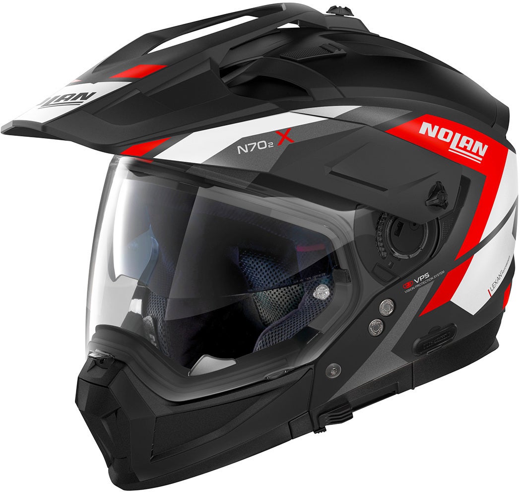 Nolan N70-2 X Grandes Alpes N-Com Helmet black matt/red M (58) Figure 1