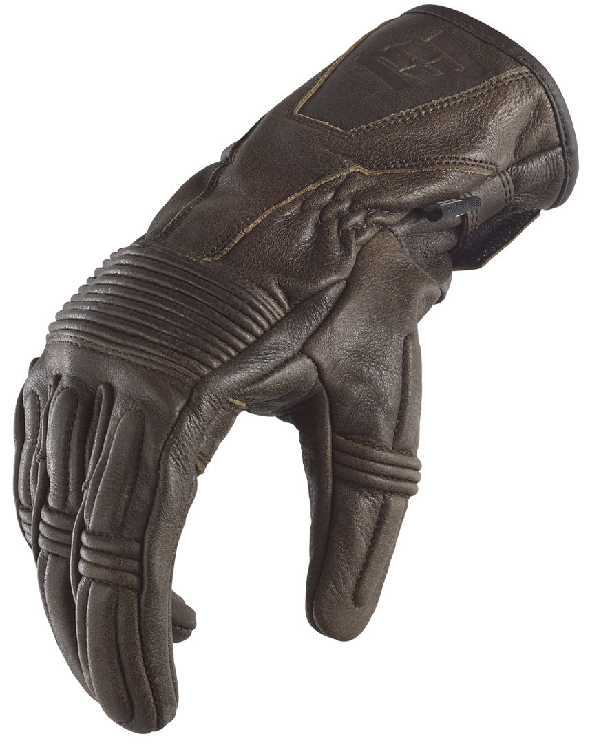 Bogotto Classic Motorcycle Gloves dark brown S Figure 3