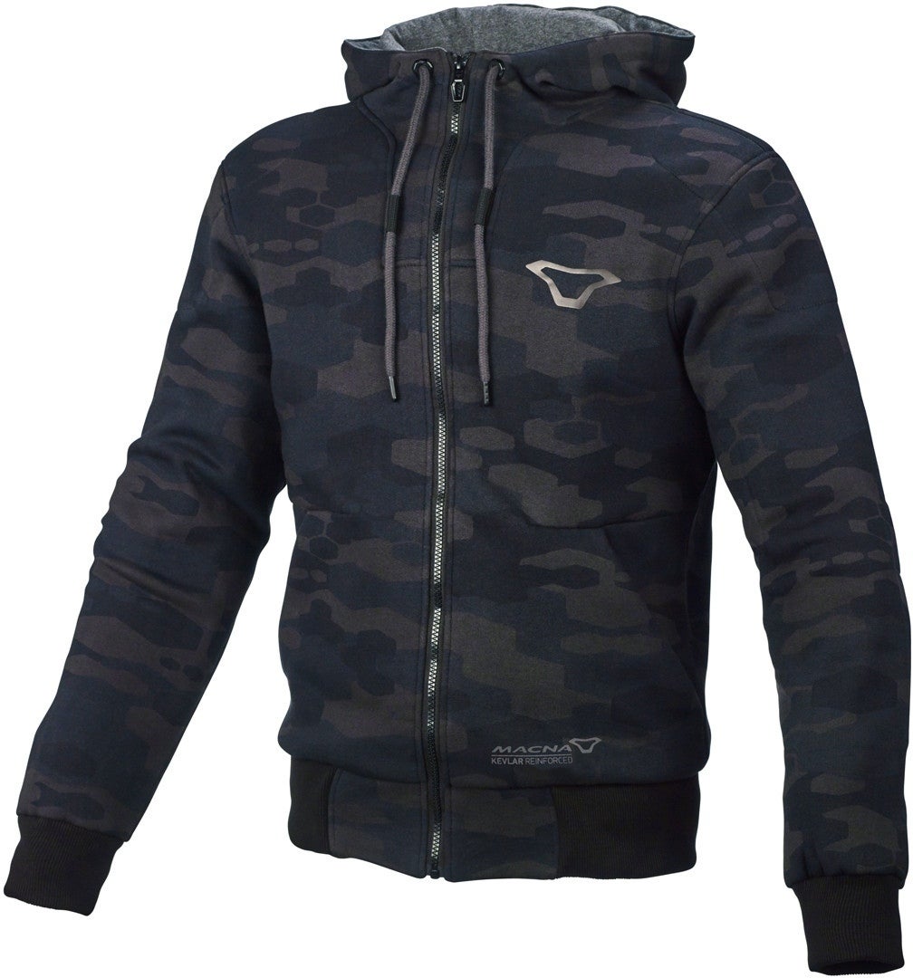 Macna Nuclone Motorfiets Zip Hoodie zwart/camouflage M Figuur 1