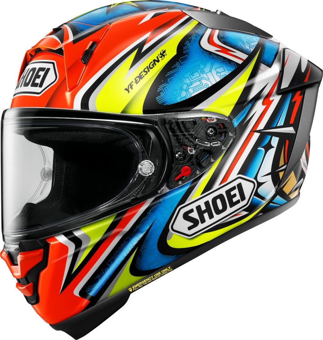 Shoei X-SPR Pro Daijiro Helmet red/yellow/blue/white XL (61/62) Figure 1
