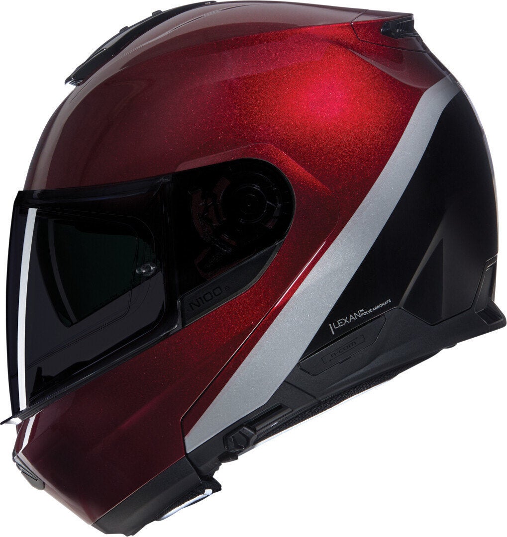 Nolan N100-6 Verniciatura Speciale N-Com Přilba červená/černá XL (62) Obrázek 6