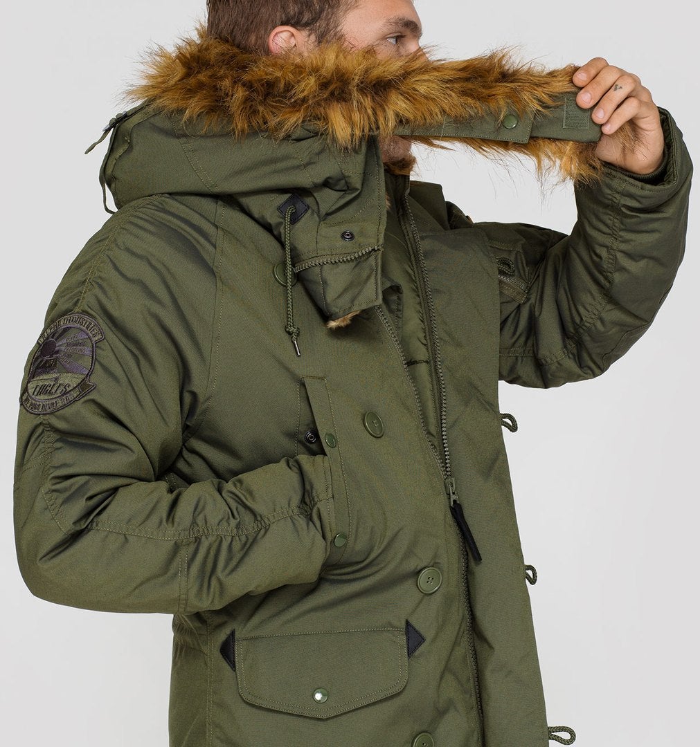Alpha Industries Explorer Bunda tmavě zelená XS Obrázek 2