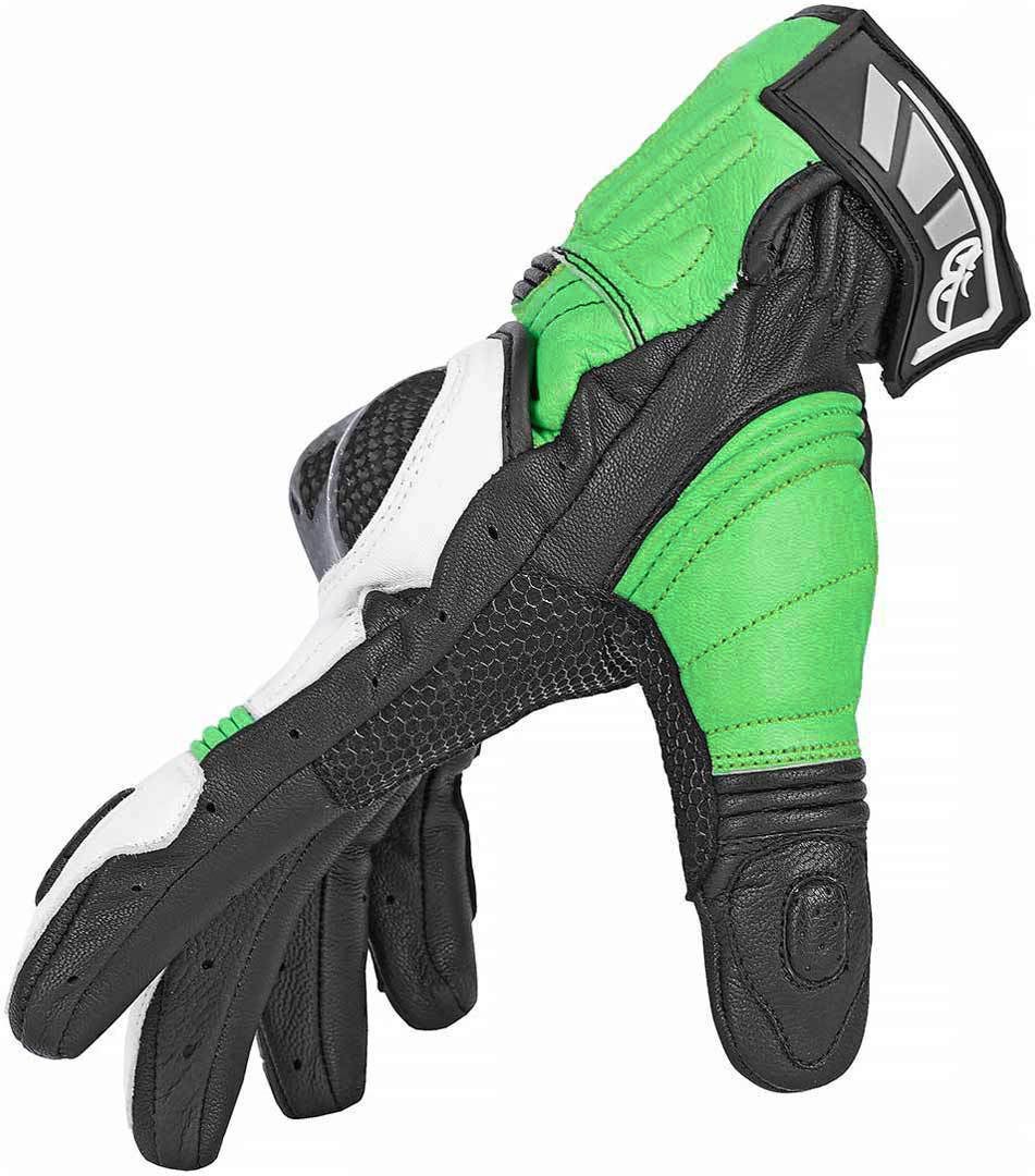 Berik NexG Motorcykel handsker sort/hvid/grøn M Figur 3