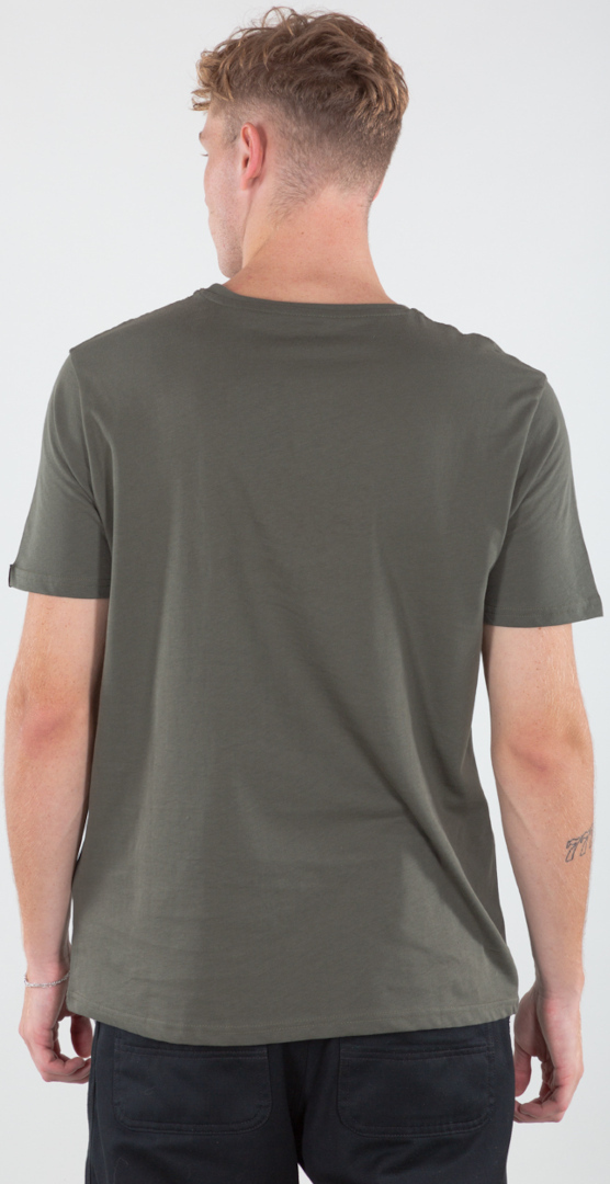 Alpha Industries Basic Embroidery T-Shirt olive L Figure 2