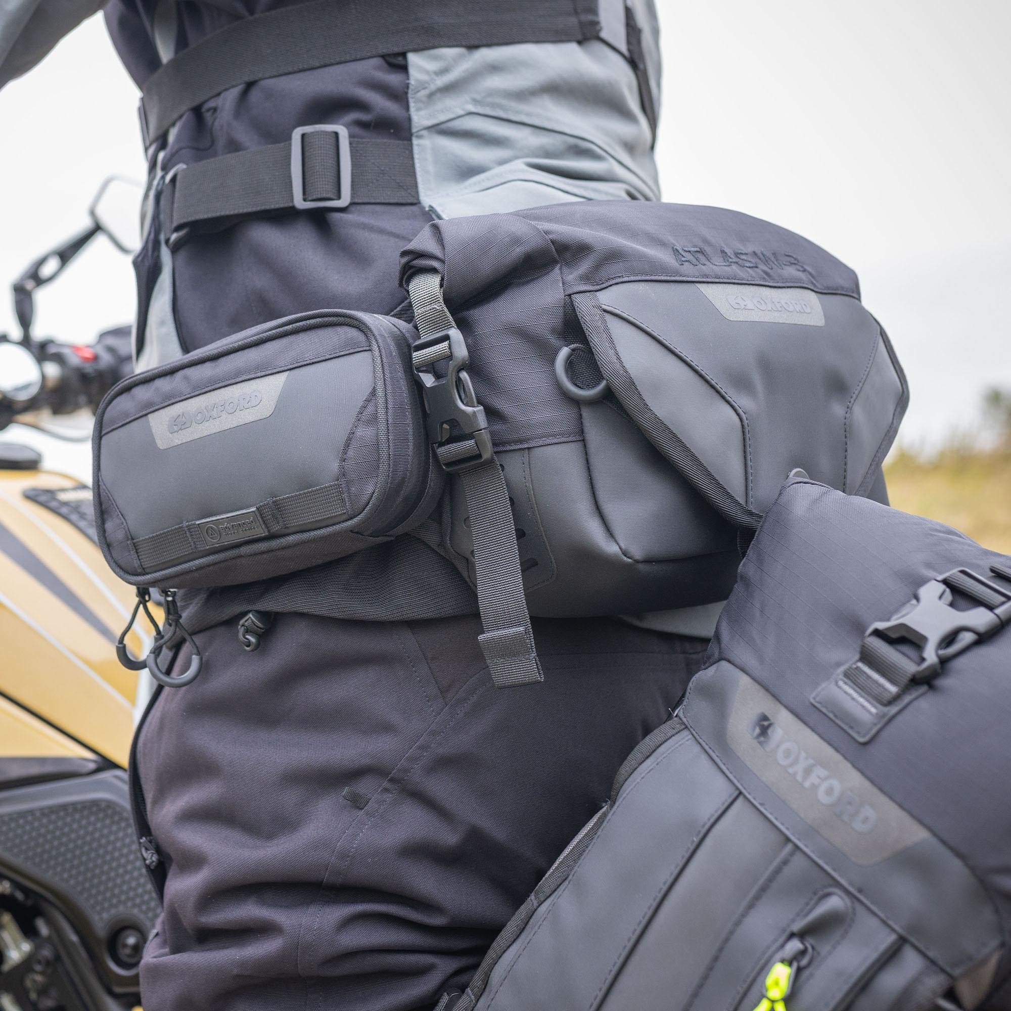 Side view of Oxford Atlas W-3 Waist Bag with Belt Bag