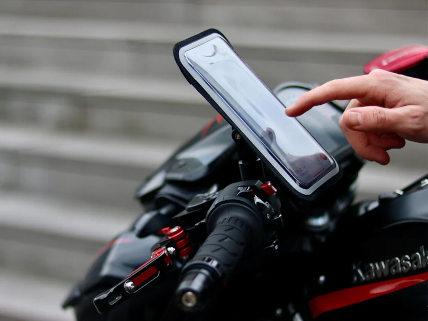 Shapeheart Montura oglinzii pentru oglinda de motocicletă pentru smartphone XXL Figura 4