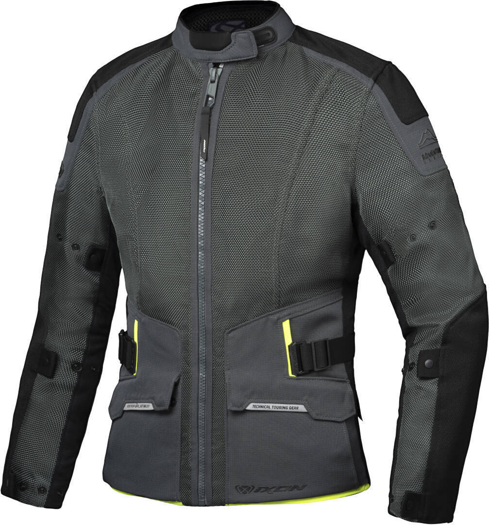 Ixon M-Njord Motorcycle Textile Jacket green/black L Figure 1