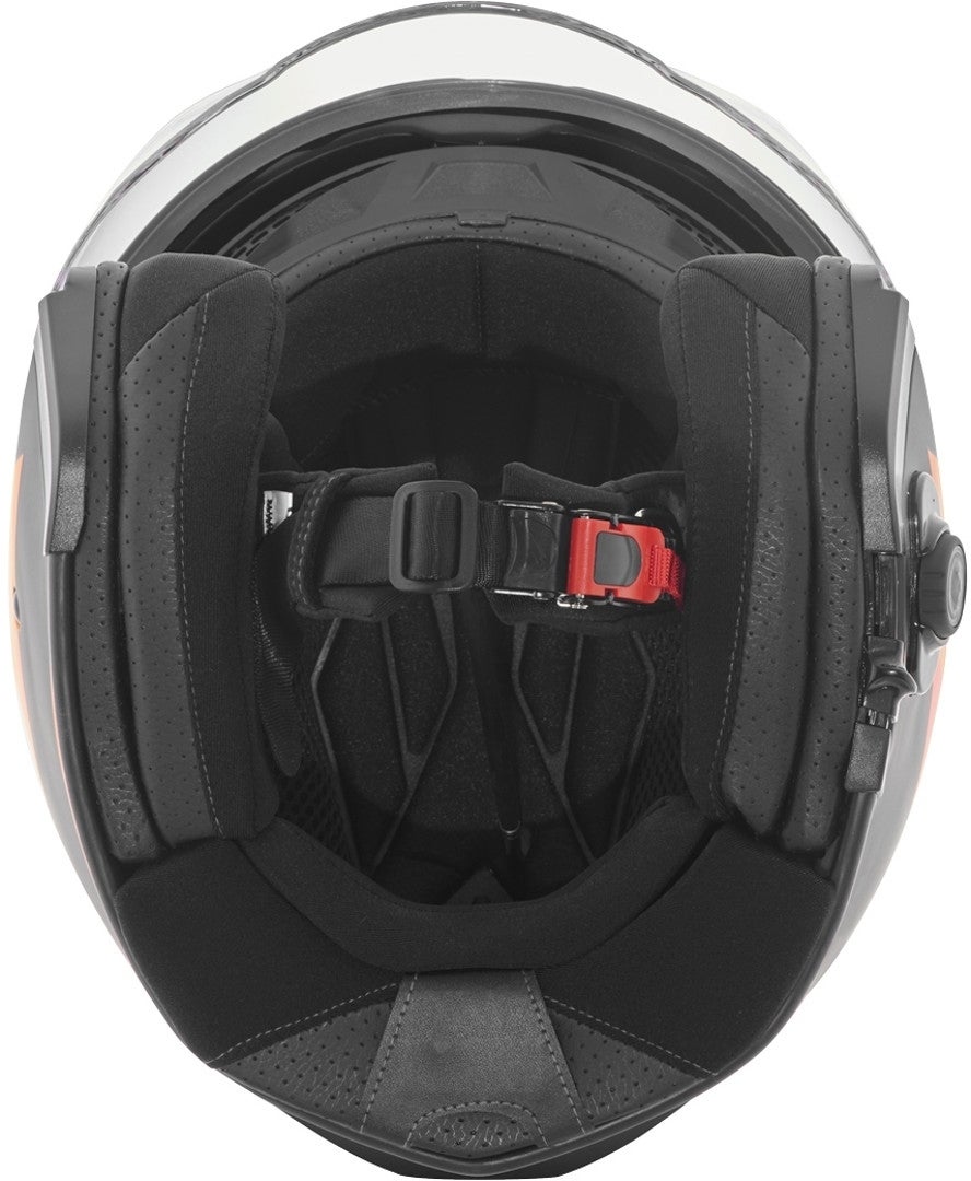 Bogotto V586 Detri BT Bluetooth Jet Hjelm sort/orange M Figur 7