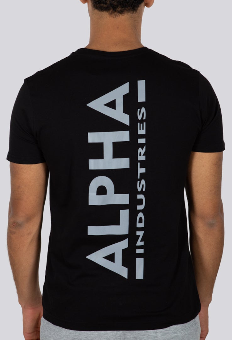 Alpha Industries Backprint Reflective T-Shirt noir 3XL Figure 2