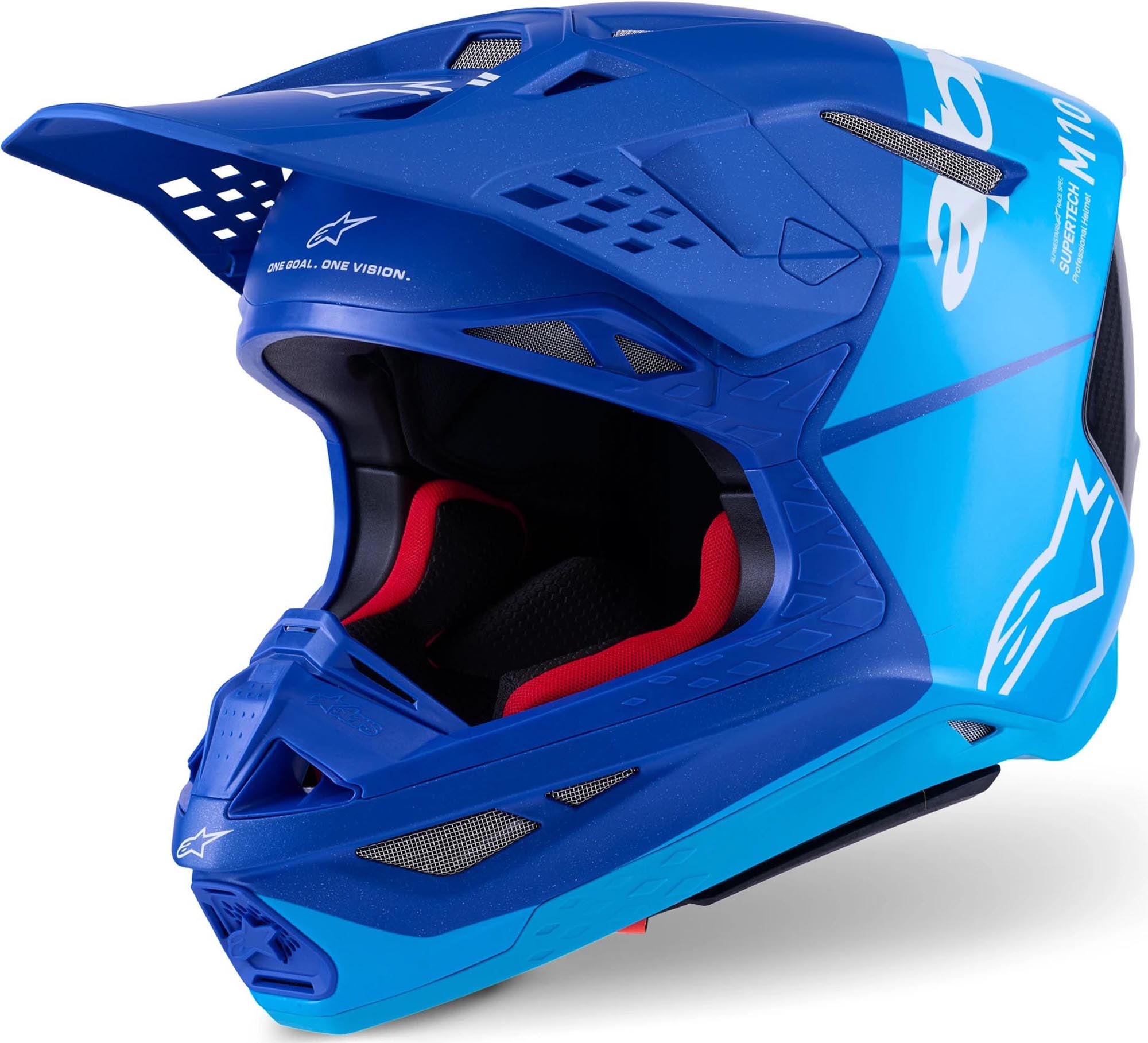 Alpinestars Supertech S-M10 Flood 2024 Casco da motocross blu/nero L (59/60) Figura 1