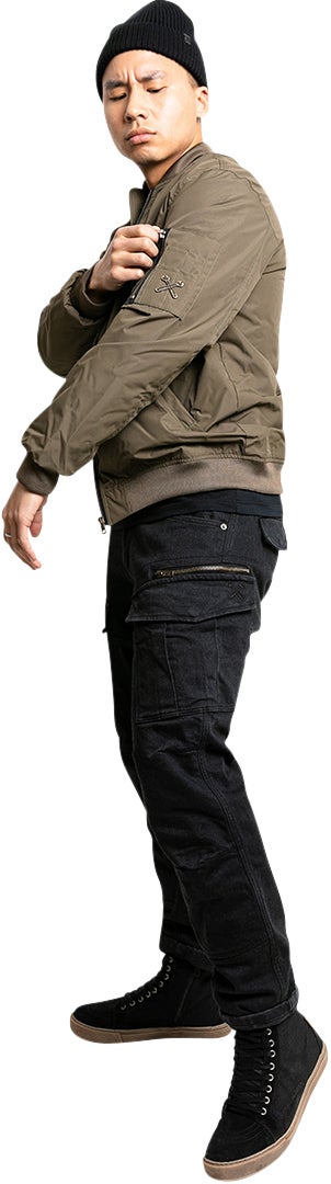 John Doe Defender Mono Damer Motorcykel Tekstil Bukser Sort 27 L32 Figur 11