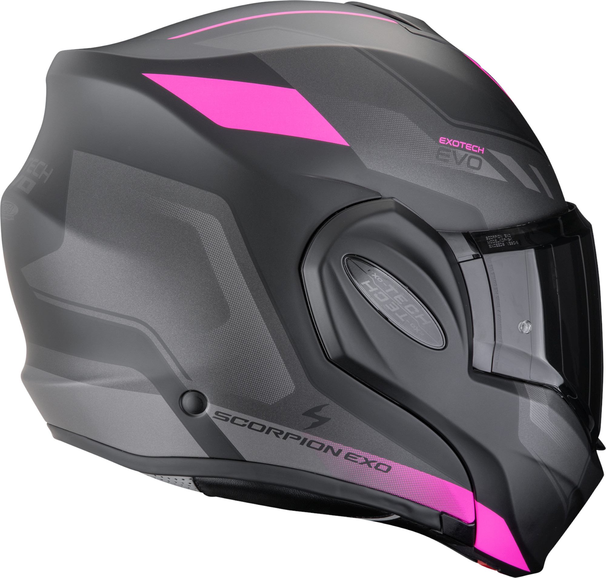 Scorpion Exo-Tech Evo Socius Flip-Up Helmet black/pink L (58/59) Figure 3
